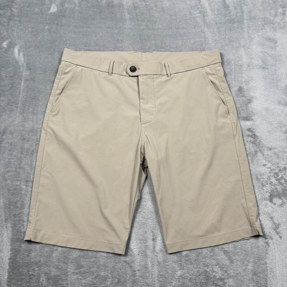 Greyson Shorts Men 35 Montauk Performance Flat Front Golf Chino Lightweight